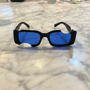 Off-White Cady Rectangular Frame Sunglasses